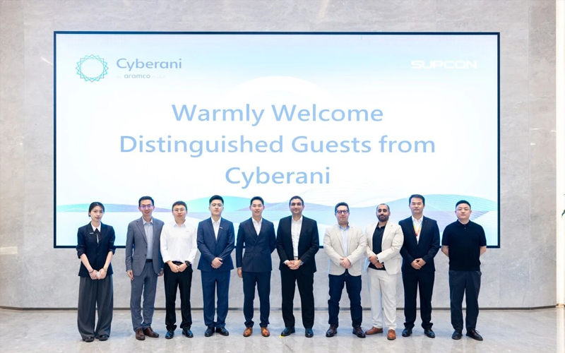 沙特阿美旗下Cyberani高层访问九五至尊VI老品牌值得信赖，携手共筑工业信息安全新格局